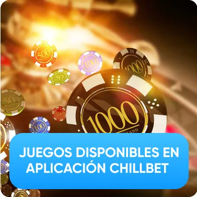 juegos en aplicación Chillbet