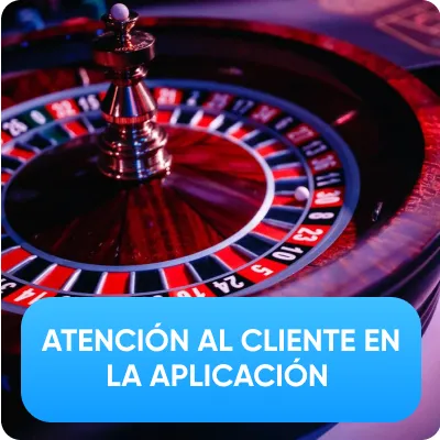 atención al cliente en la aplicación