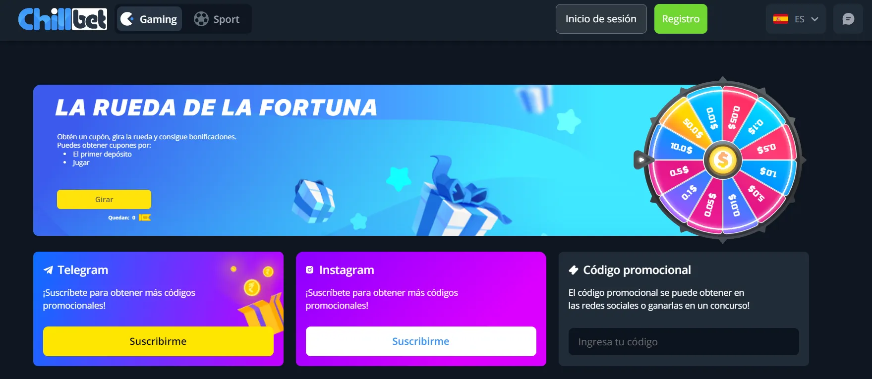 chillbet bonos